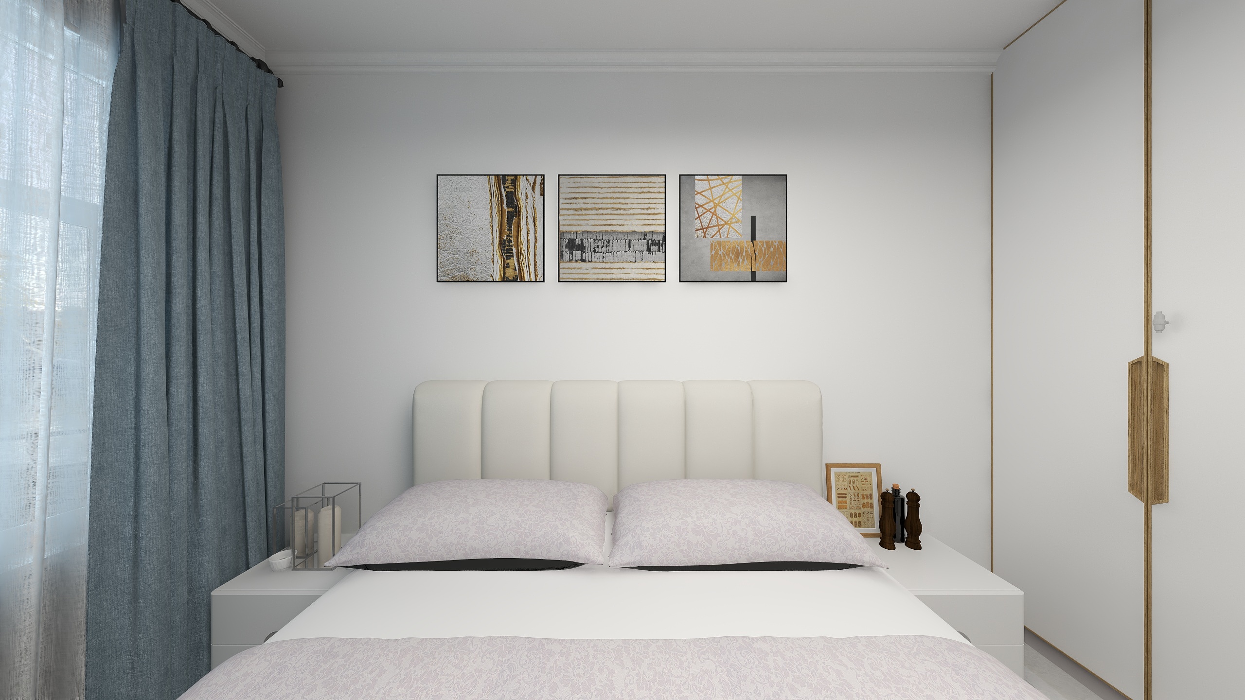 设计师Miss李-泰丰100平简约装修效果图