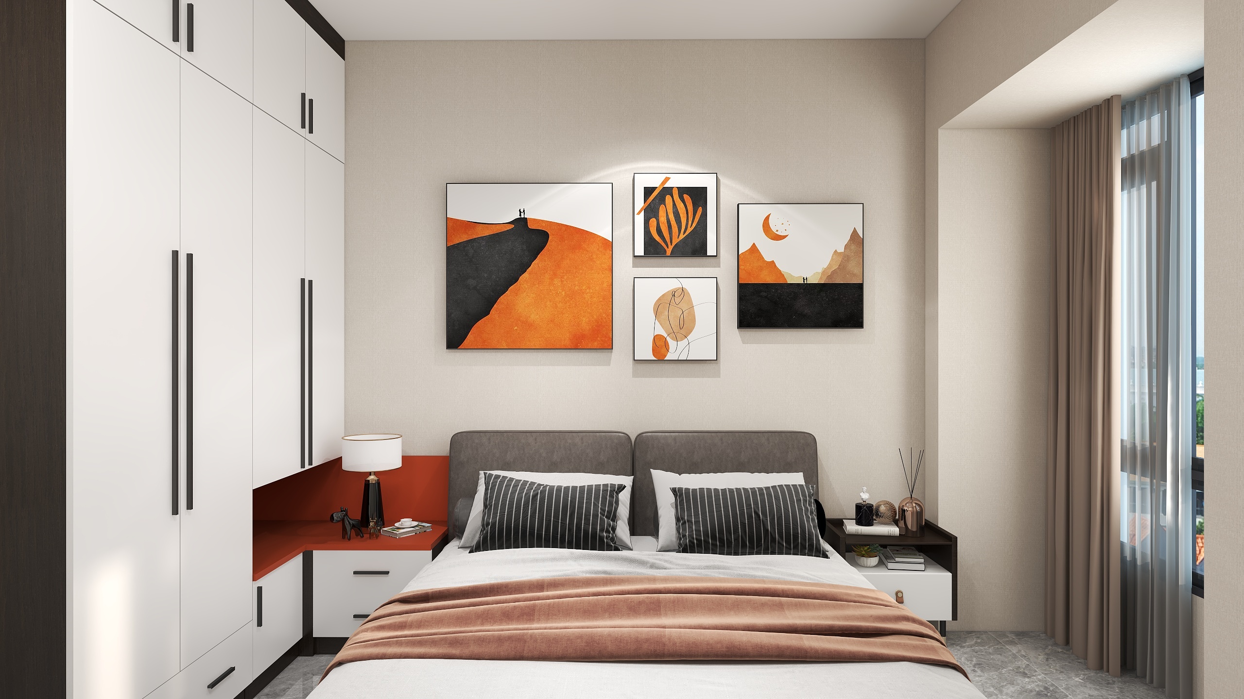 名图建材-宏联美誉名座2-1803-装修设计方案