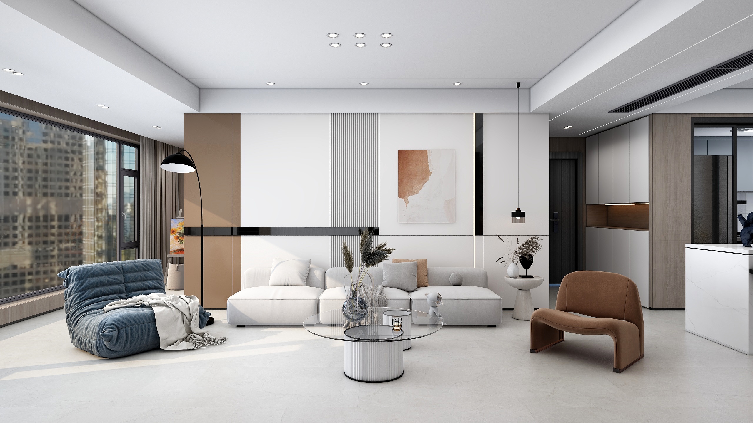 森屿装饰周建-现代简约-140平-装修设计方案