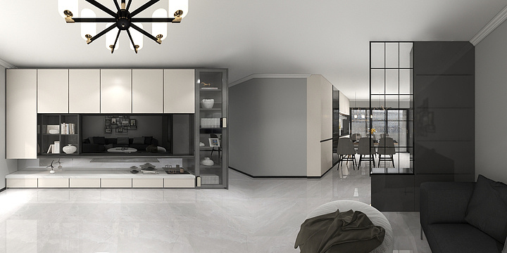 浮尘设计师-绿色之都.dwg-装修设计方案