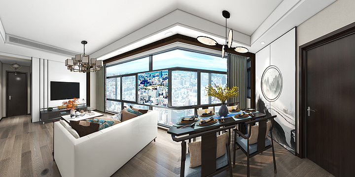 树懒Sss-瑞和园89.50㎡B户型3室2厅1卫-装修设计方案