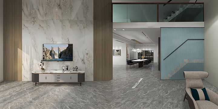 钱诤-大港锦绣银山17栋(轻奢)-装修设计方案