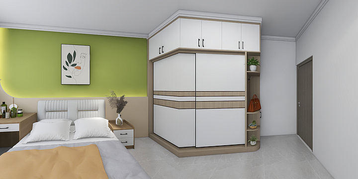 三色木全屋定制阿凤-南宁安置房-5楼-装修设计方案