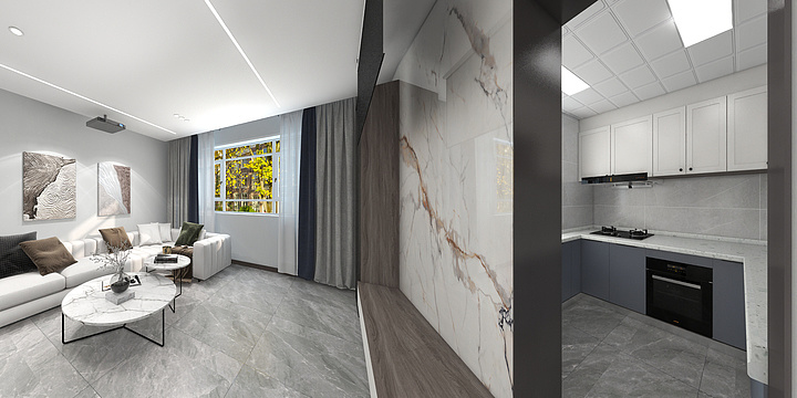 设计师琦琦-现代轻奢风格（臻园）.-装修设计方案