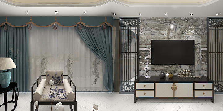 千杯风月醉-客厅设计-装修设计方案