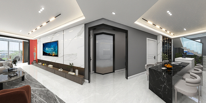 家简呈出装饰02-福润家装.dwg-副本-装修设计方案