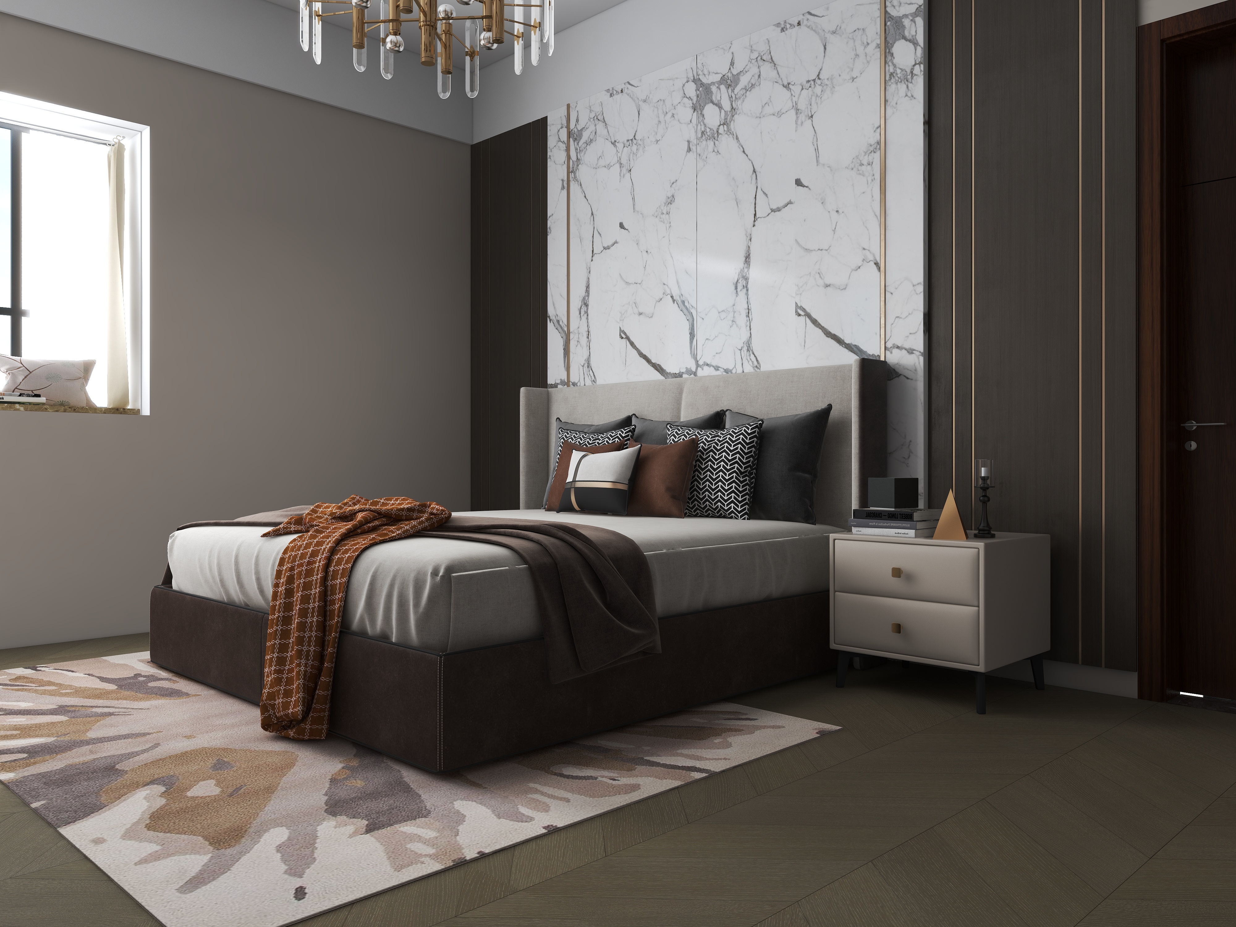 贵州圣象-VA7116H遇见西雅图-三居现代风格-装修设计方案