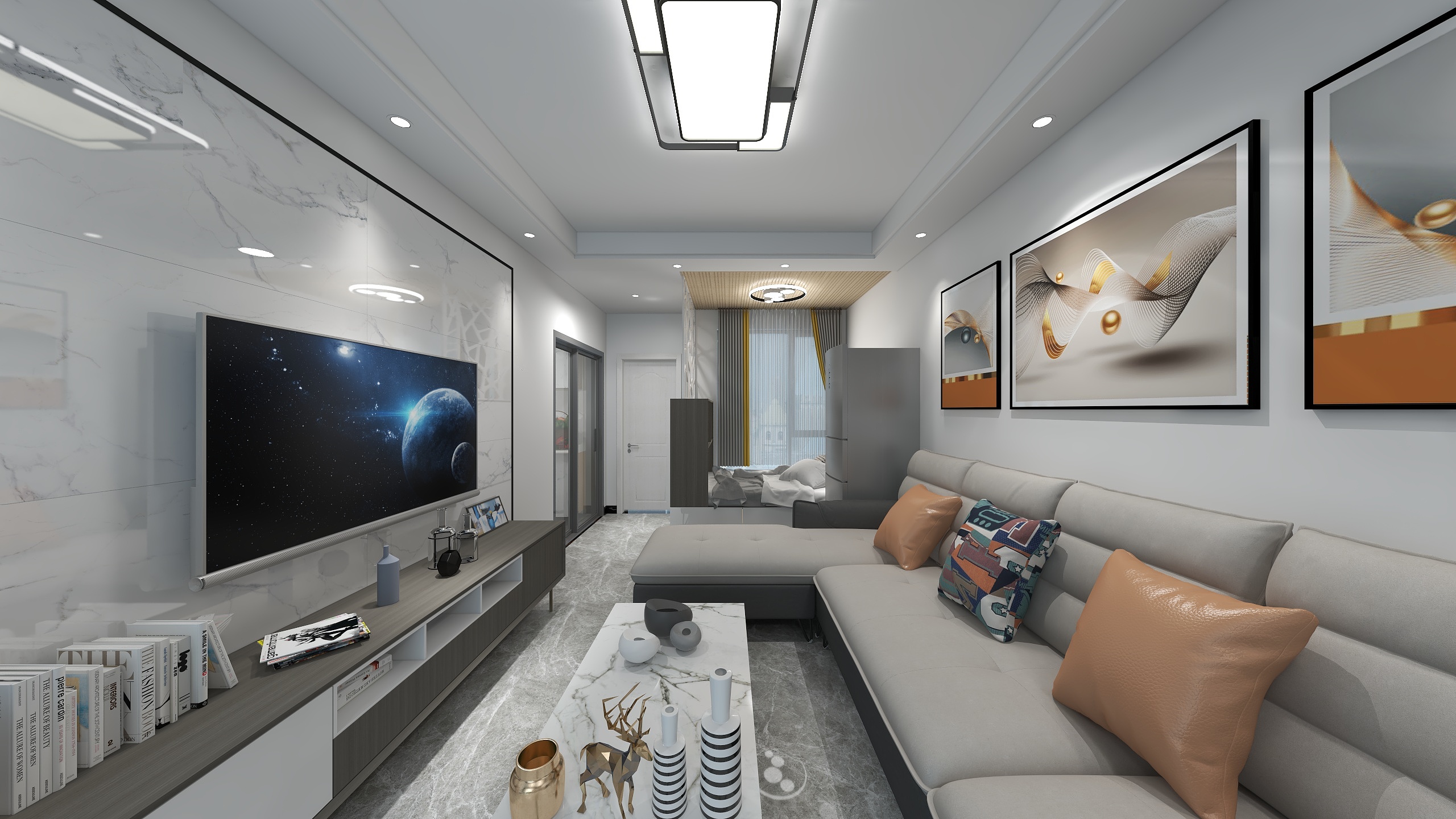 蚁族设计-九洲城龙江郡-装修设计方案