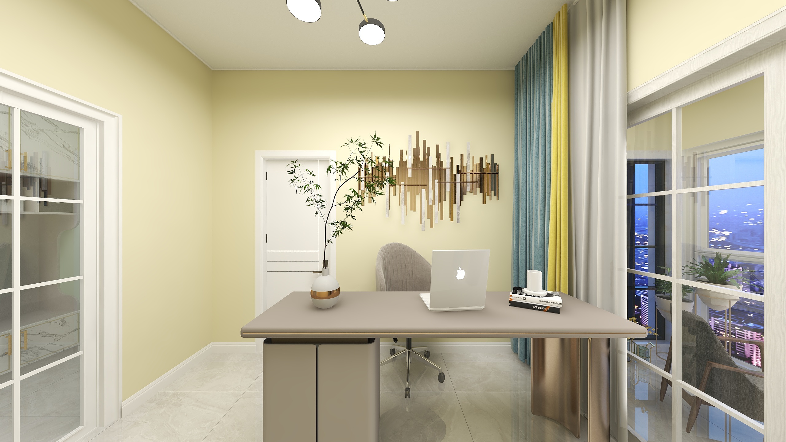 设计师Miss李-现代轻奢定制装修效果图