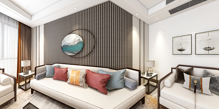 J全案设计-田家别墅-装修设计方案