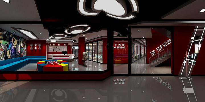 PENNY设计-LT街舞教室-装修设计方案