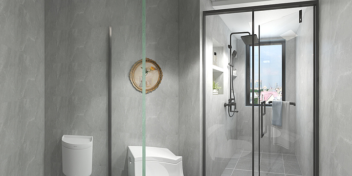 颢明设计-杨总家施工效果图.dwg-装修设计方案