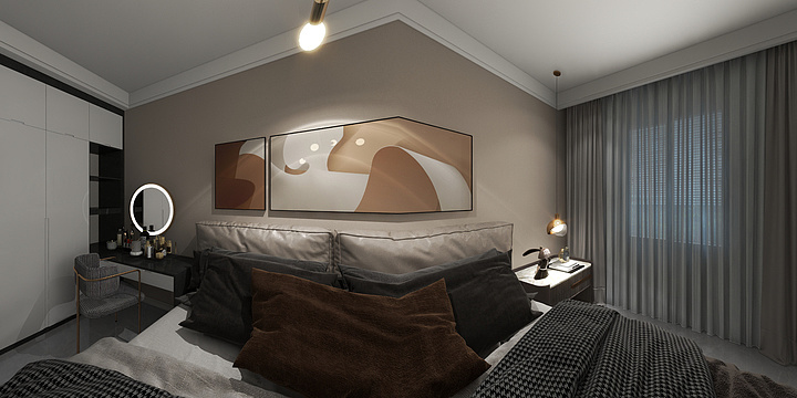 全案设计-何雨欣-名都绿园刘思雨-装修设计方案