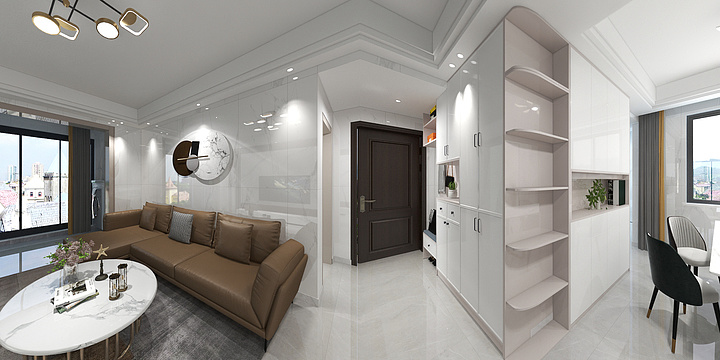 黄华莲-广场家园5-2-1701.dwg-装修设计方案