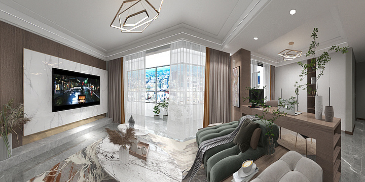 三胖搞设计-时代领峰.dwg-装修设计方案