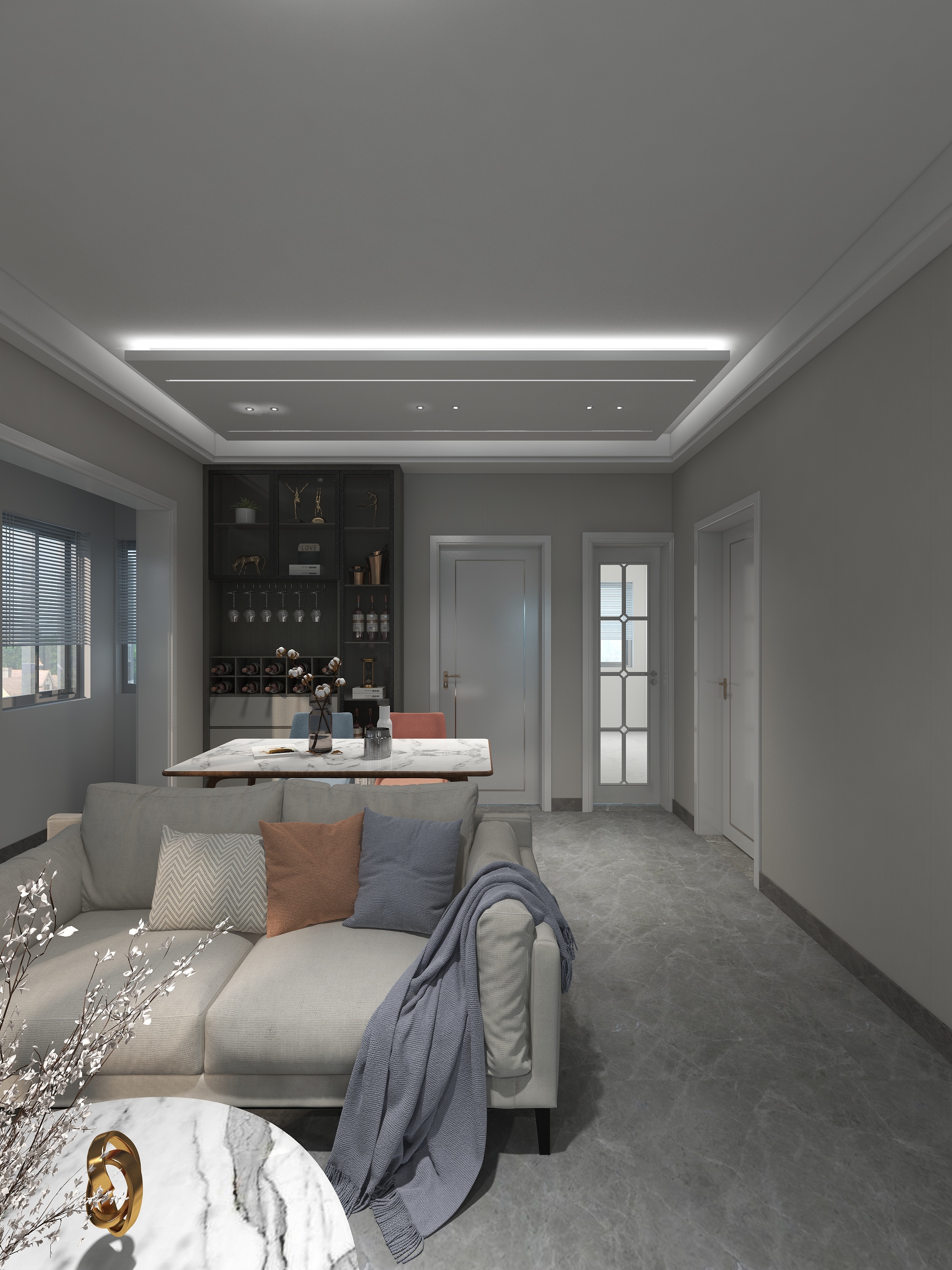 淡淡的烟味包-瑞和园89.50㎡B户型3室2厅1卫-装修设计方案