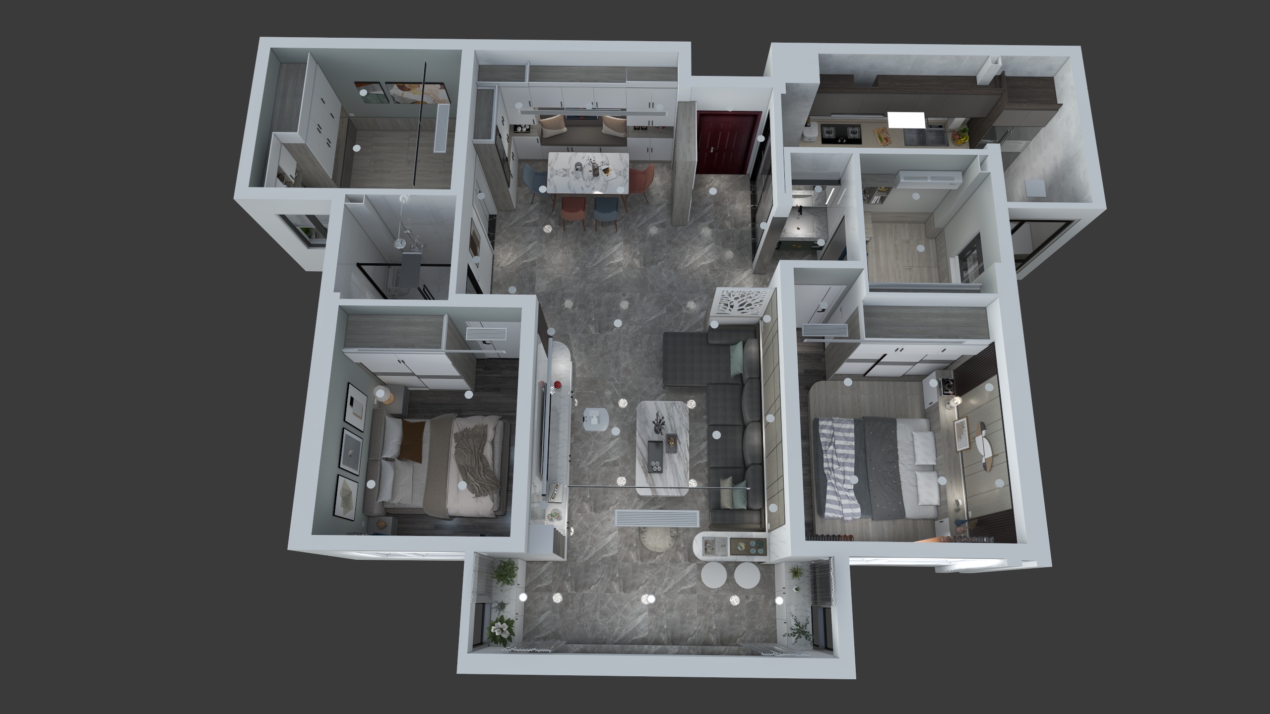 设计一LiuB-深亚堤亚纳湾戴总雅居-装修设计方案