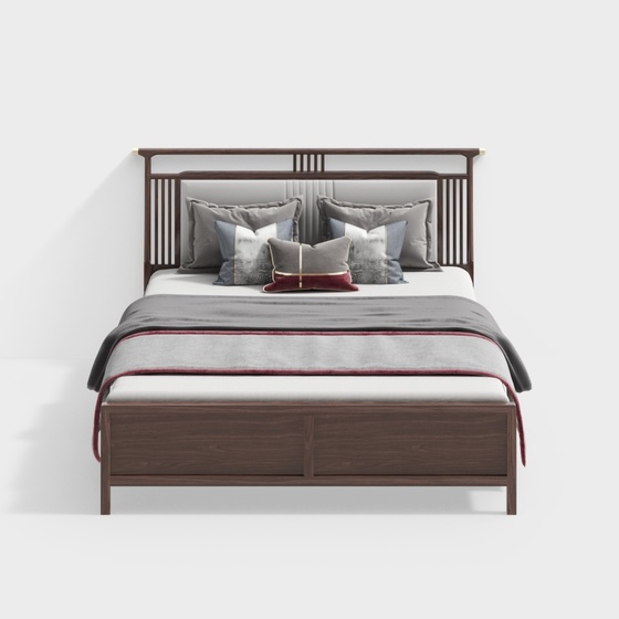 Asian Twin Beds,Twin Beds,brown