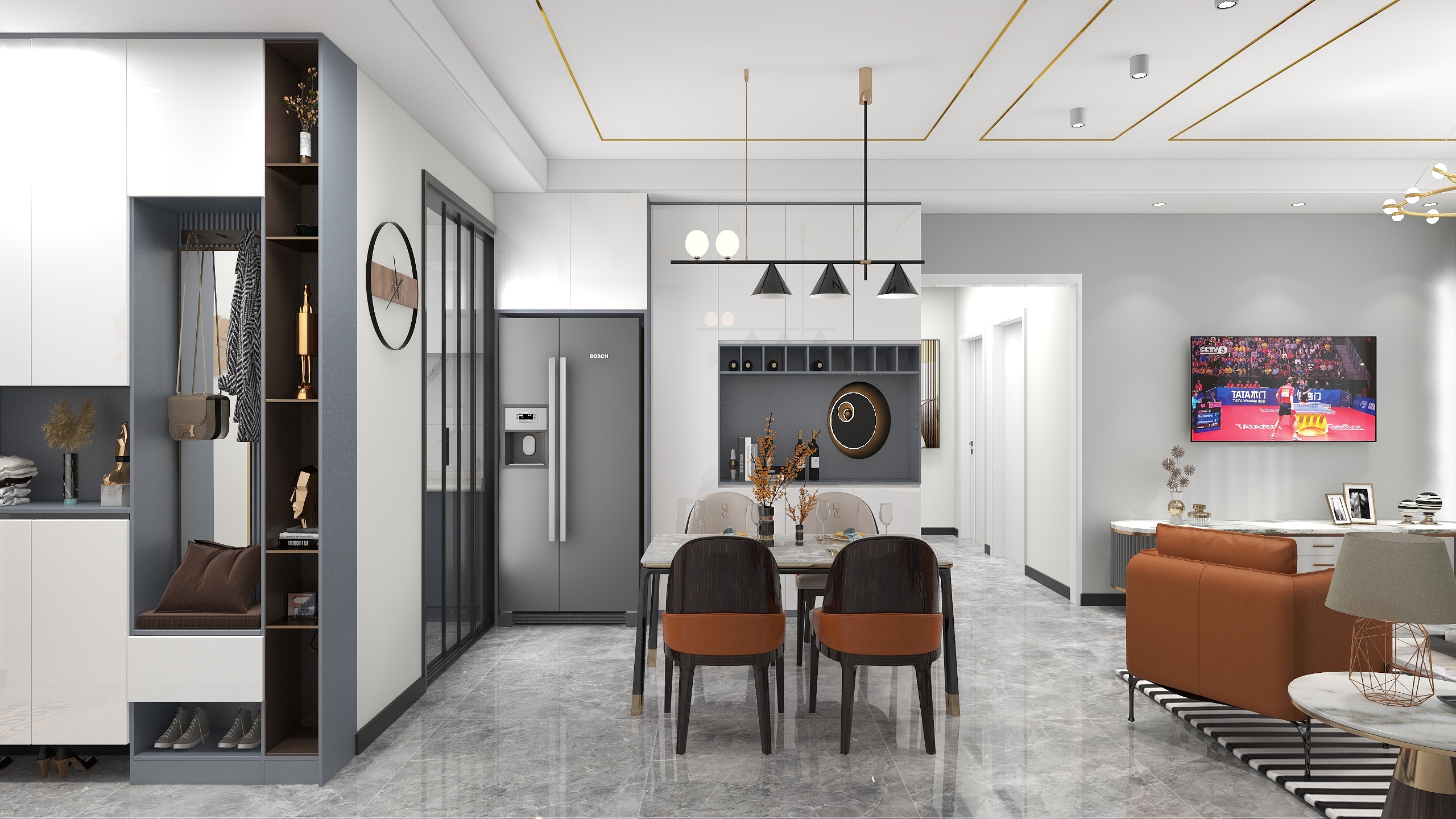 禾易-海景80平方现代轻奢雅居-装修设计方案