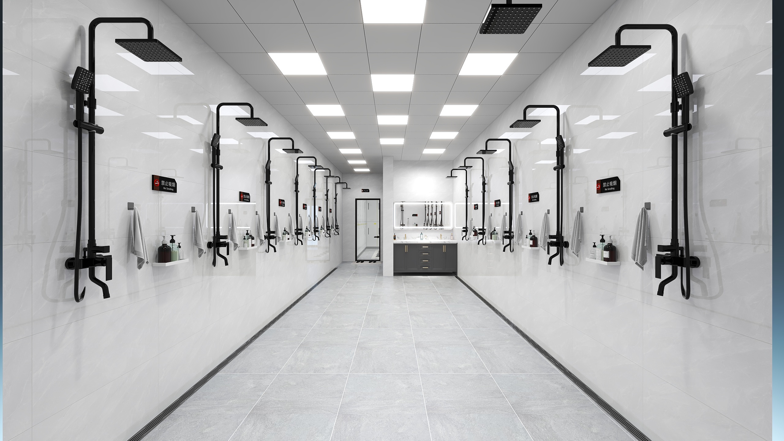 海旭工作室畅畅-一楼厂区淋浴区改造-装修设计方案