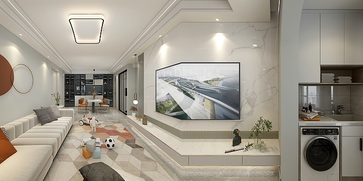 实木定制万扬家居店-力高滨湖国际-改稿-装修设计方案