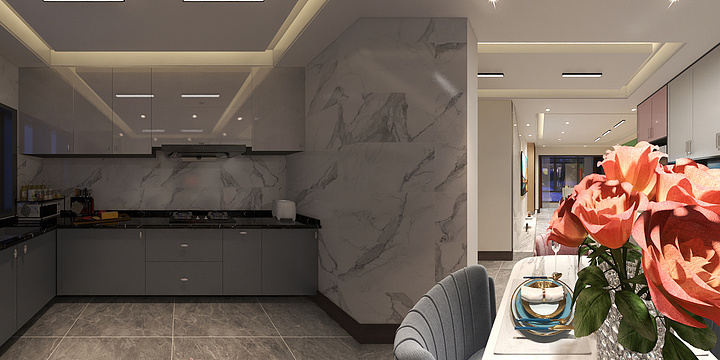 专业整装设计-知行园陈荷花702-装修设计方案