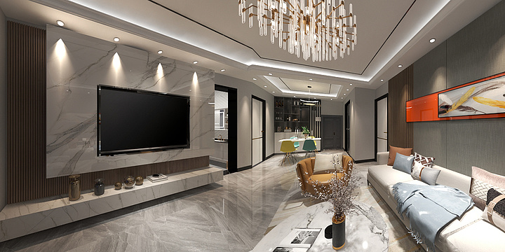 巴旦木花-欧越公馆.dwg-装修设计方案