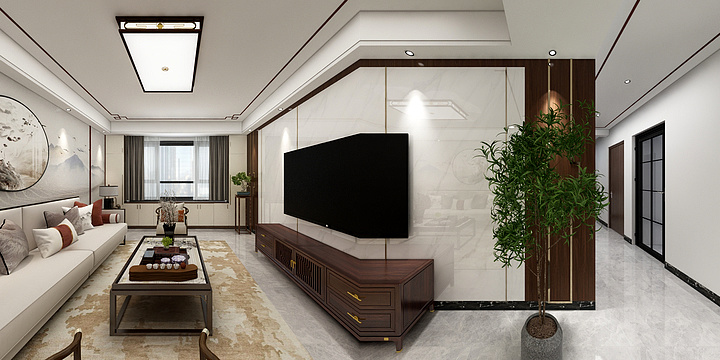 王小王在装修-御璟花园150平-装修设计方案