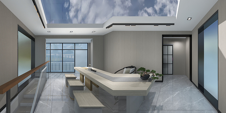 设计狮一阿升-水岸绿洲-暖时-装修设计方案