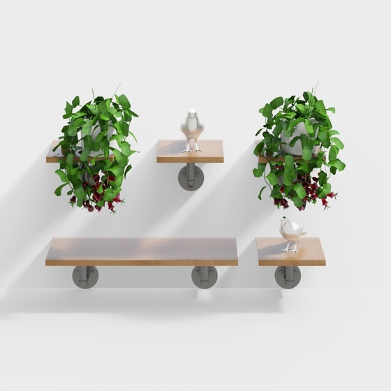 Modern Plant Stands,green