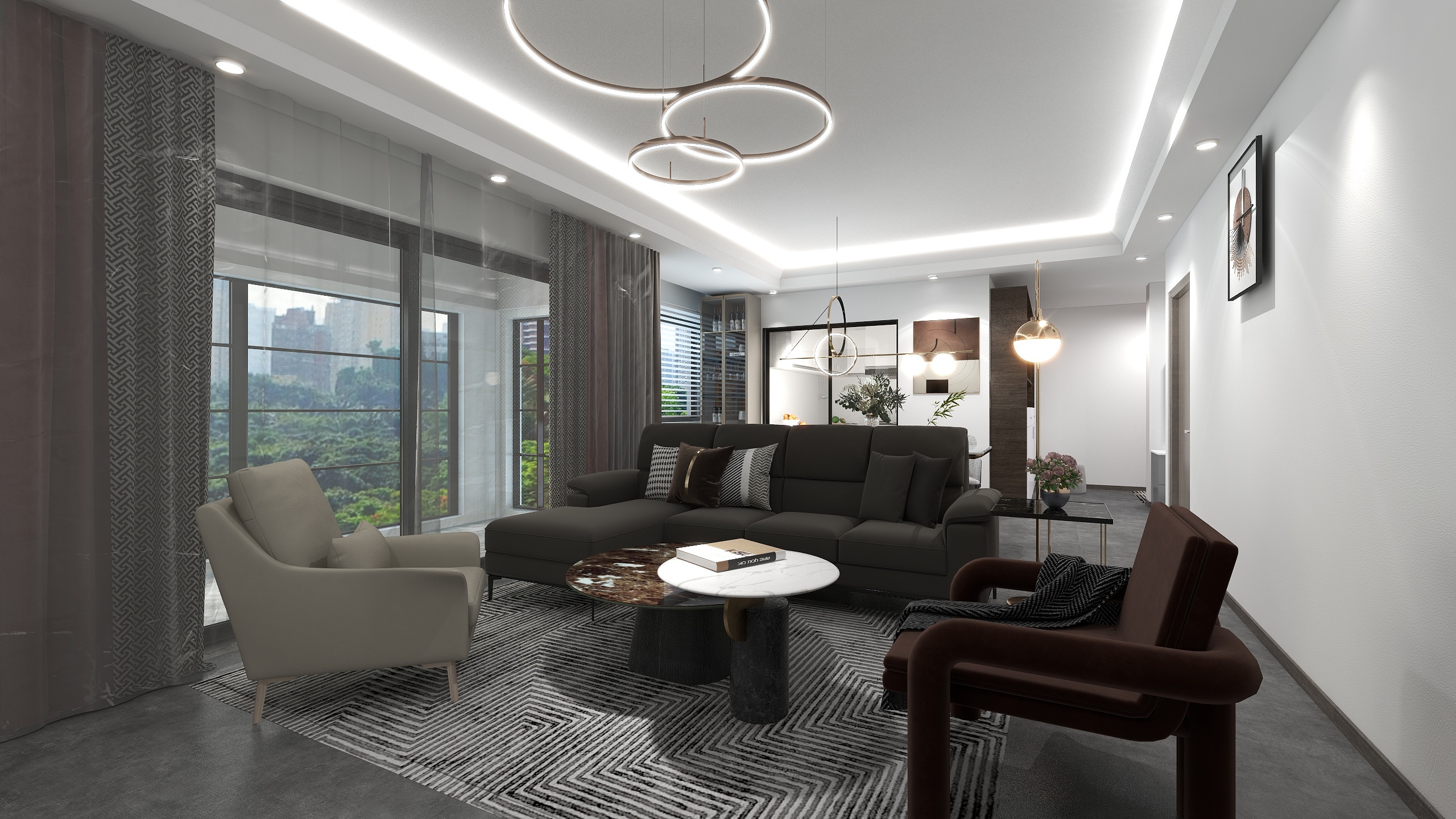 庞钰龄-彩云湖万科-瓦萨画廊-装修设计方案