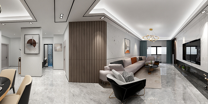 一阿东一-现代轻奢户型-装修设计方案