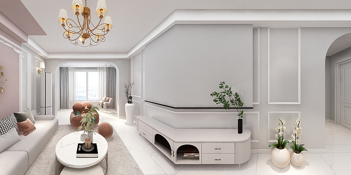 蓝海F-何133海棠湾F6-装修设计方案