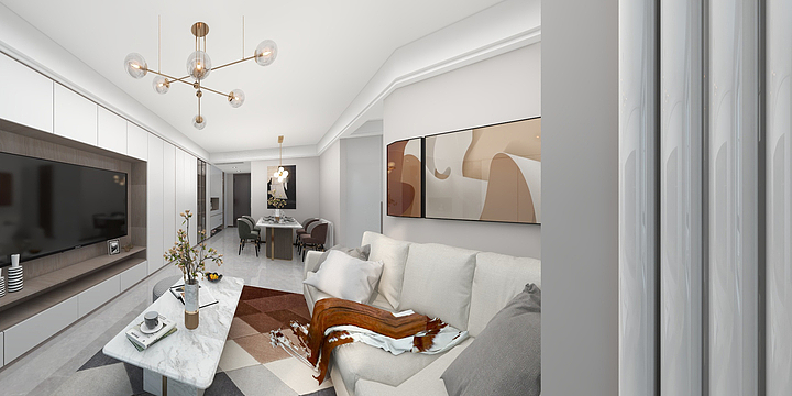 陈丽珺-五星星韵城14-1603效果图-副本-副本-副本-装修设计方案