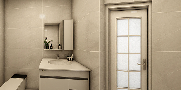 苡米高端定制-瑞和园89.50㎡B户型3室2厅1卫-装修设计方案