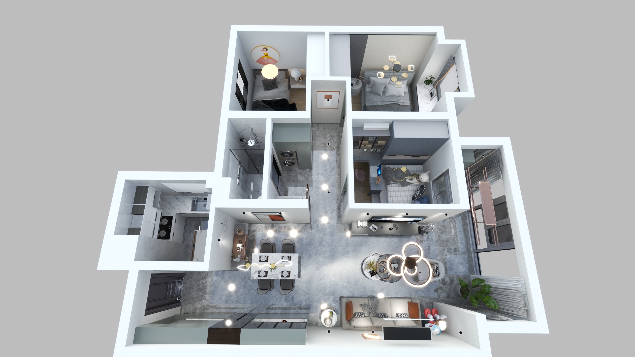 梵克空间设计-李府.dwg-副本-装修设计方案