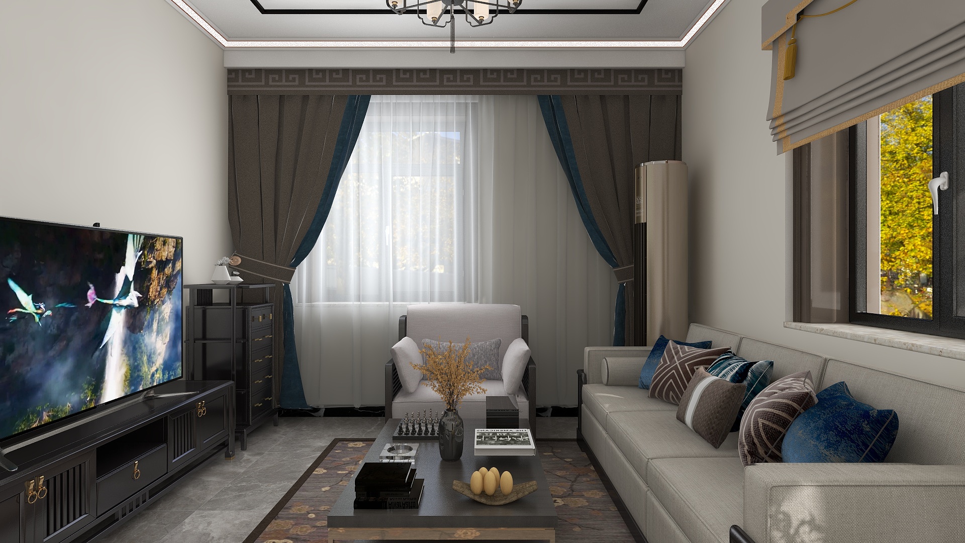 北京艺德美家装饰设计有限公司-100㎡现代简约，温馨舒大气不失亮点装修效果图