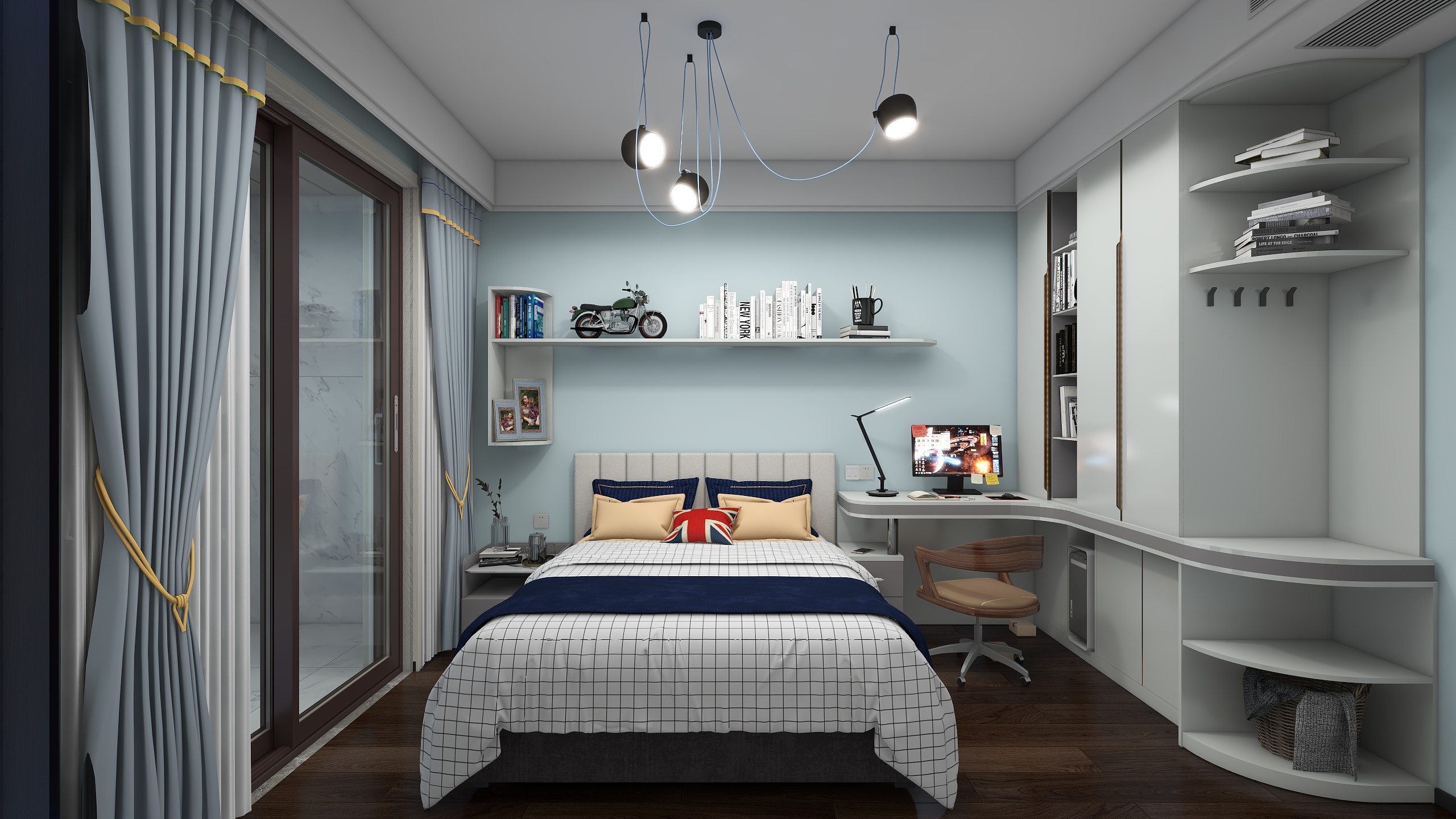 个性空间-保利林语溪130-装修设计方案