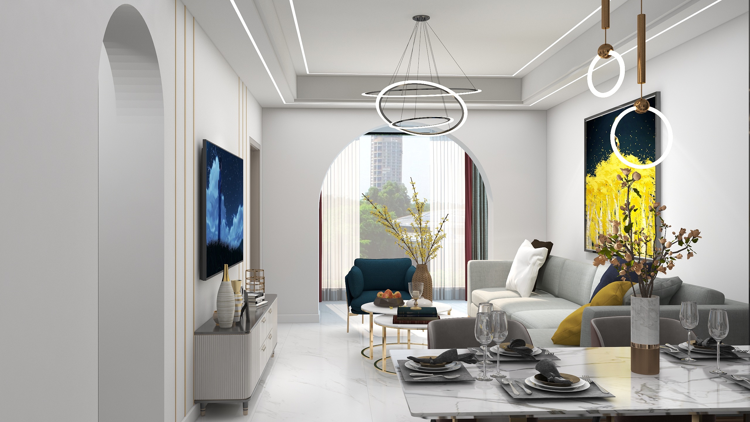 然格-金泰国际三期11栋2单元2104-装修设计方案