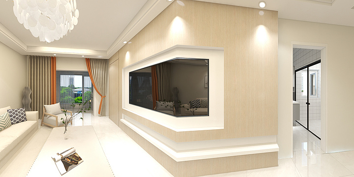 圣匠设计-新市小区8-2-1602.dwg-装修设计方案