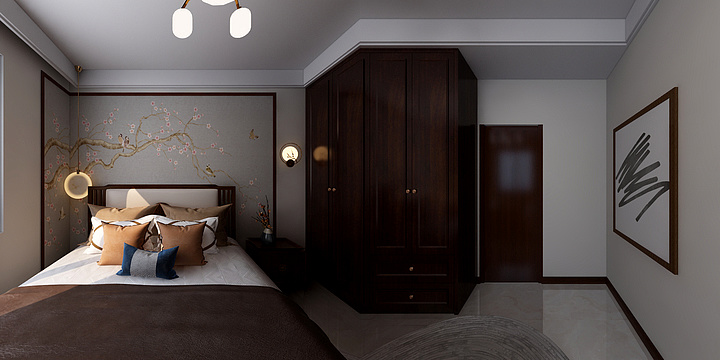 3D云设veFe-幸福里.dwg-装修设计方案