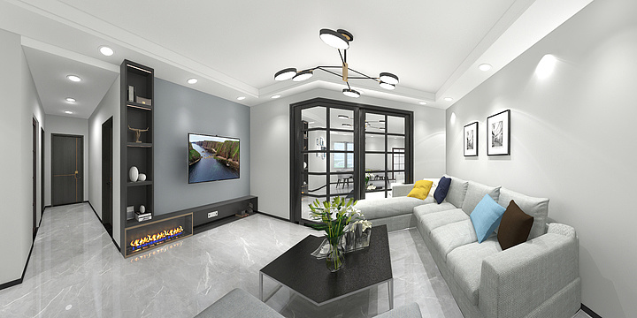 张航-银翔盛世华庭效果图.dwg-副本-装修设计方案