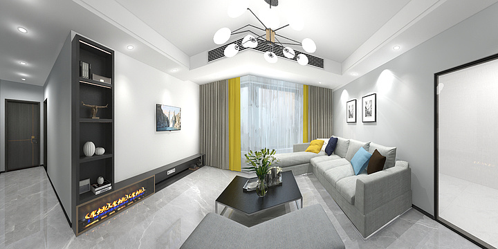 张航-千江凌云效果图.dwg-装修设计方案