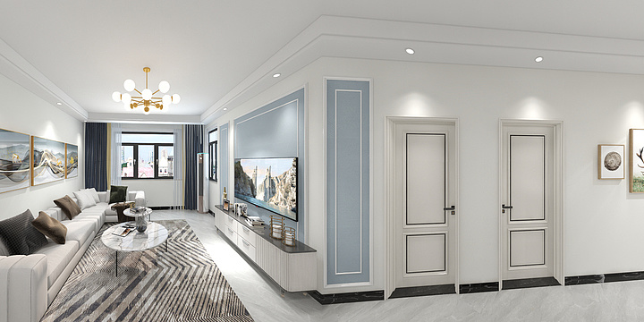 郑州天一装饰-小贺庄-6#-125M²（1）-装修设计方案