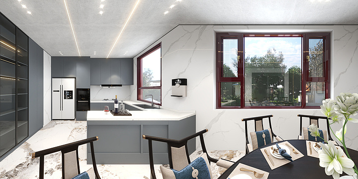 文涛设计18166259572-别墅一层-装修设计方案