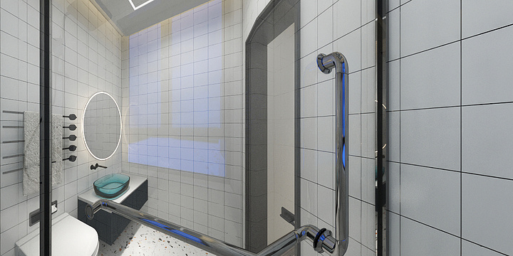 设计师小楠楠-德信海德公园83.00㎡A2’3室2厅1卫1厨-装修设计方案