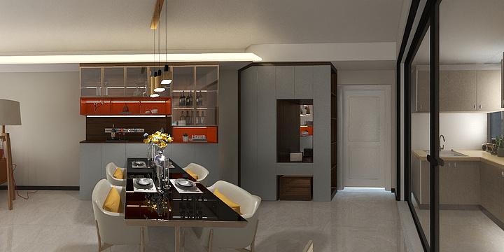 西安设计袁飞-保利和光尘樾-装修设计方案