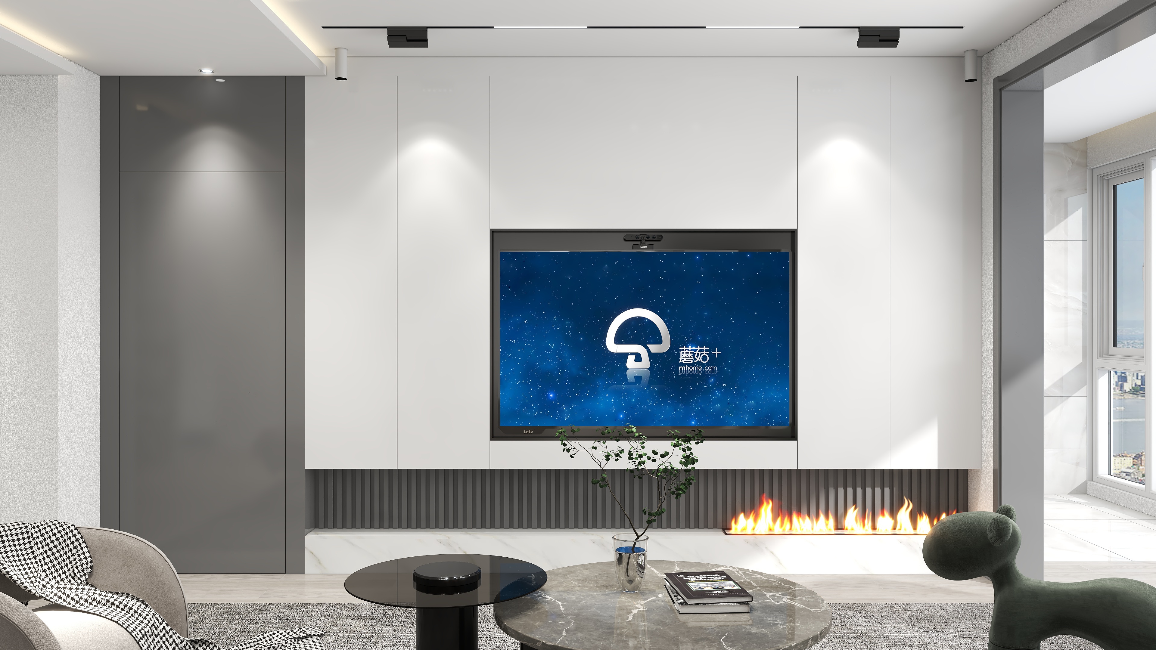 兴仁TATATA木门-公园里C1户型132.63平方米 现代简约-装修设计方案