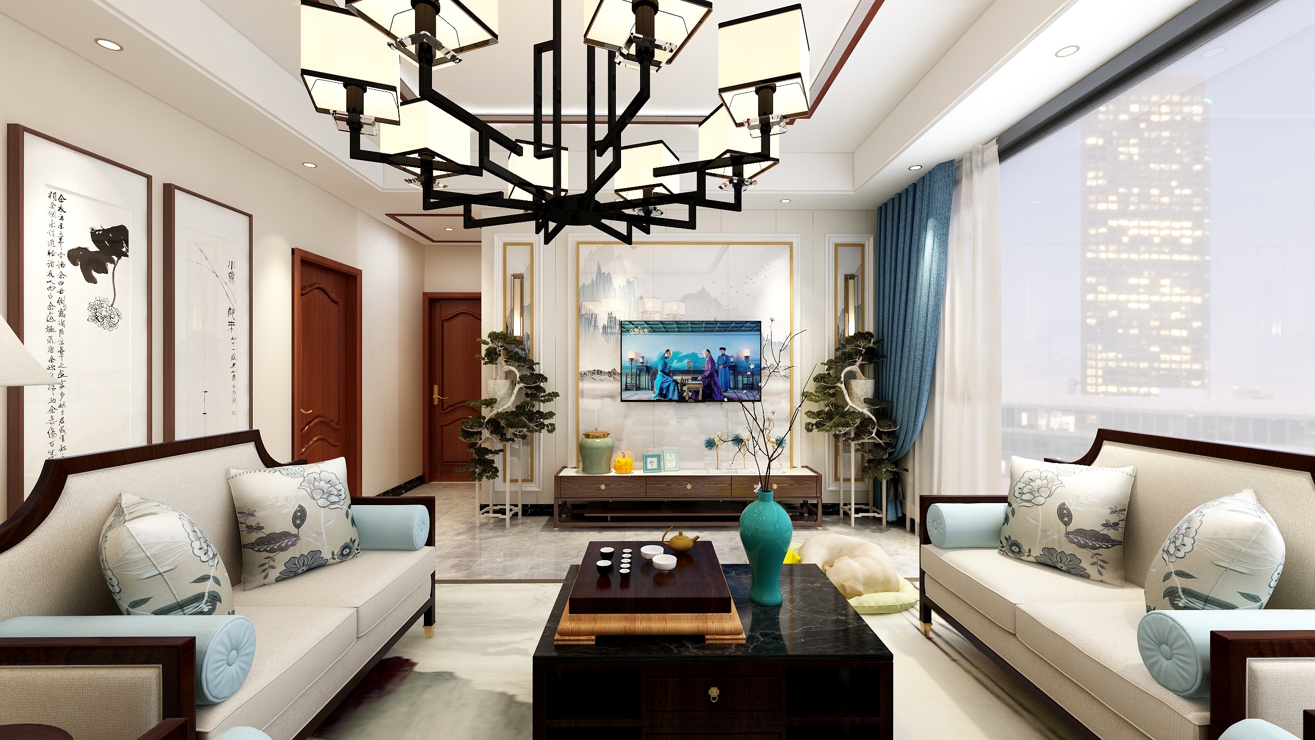 阿诗力-瑞和园89.50㎡B户型3室2厅1卫-装修设计方案