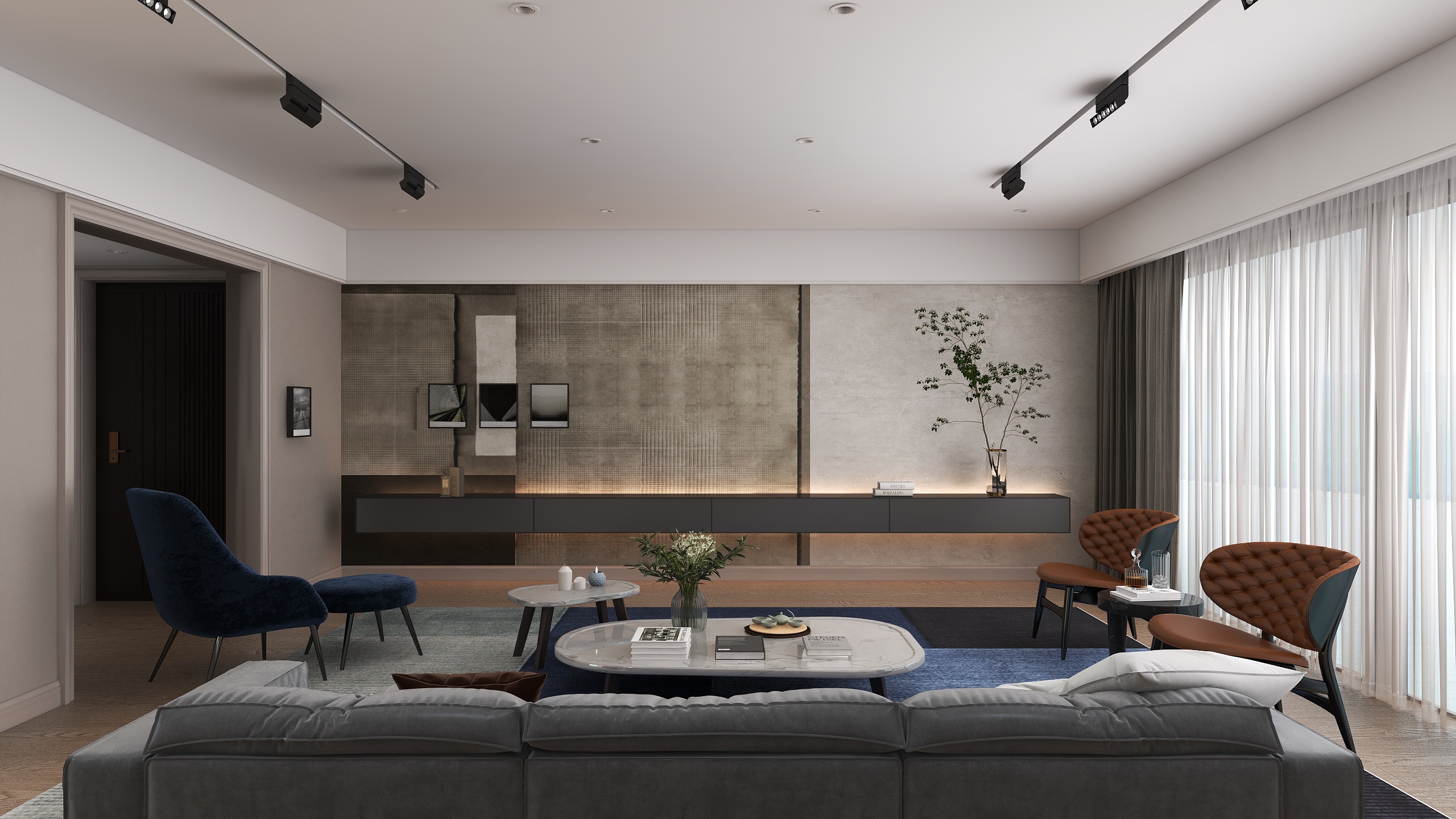 老妖怪做设计-酷家乐还原效果-杨钧-杭州东方润园-效果图-装修设计方案